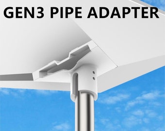 Starlink Gen 3 Pipe Adapter Mount,Starlink Gen3 pole adapter for Harbor Freight Flagpole and Winegard J-mount pole Mount adapter