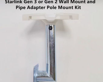 Starlink Gen 3 wall mount and Starlink Gen 3 pipe adapter,Starlink Gen3 or Gen2 short/long wall mount Pole mouting kits