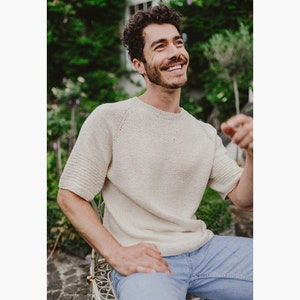 Pattern | MOHIT | Design Pascuali | Nepal | Size S - 5XL | Men&#39;s T-shirt knitted | Pattern in German & English