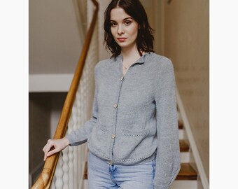 Pattern | KAYRA | Women's knitted jacket | Bottom-up | Balayage | Size XS - 5XL | Pattern in German & English