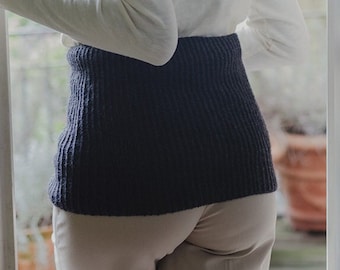 Instructions | BADMA | Design Pascuali | Organic Cashmere 6/28 | Size S - 3XL | Knitted kidney warmer | Instructions in German & English