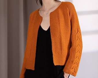 Pattern | TENPA | Design Pascuali | Tibetan | Size XS - XXL | Cardigan knitted | Pattern in German, English & Dansk