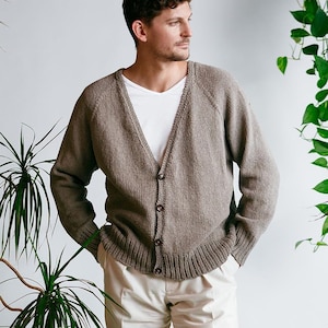Pattern | TARUN | Design Pascuali | Re-Jeans | Size S - XXL | Men&#39;s cardigan knitted | Pattern in German & English