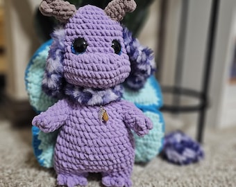 Peluche de espíritu del bosque Wildkin hecho a mano, de crochet