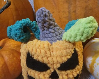 crochet jack o linterna peluche amigurumi