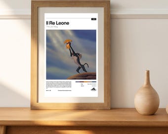 Poster PDF - Lion King - Disney - 1994 - Italian