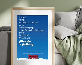 Poster PDF (A3+A4) - Alboreto is Nothing | Christmas Holidays (1983) | Donatone (Guido Nicheli)