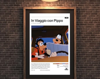 Poster PDF - A Goofy Movie - Disney - 1995 - Italian