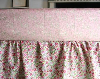 Liberty Print Bed Skirt / Valance (many prints and sizes available)