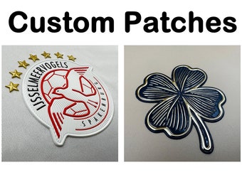 Premium 3D Patterned Patches for Sport Clubs, Schools, Colleges, Teams, Corporate Wear, Heat Press Badges, Custom Patches, Wholesale Patches