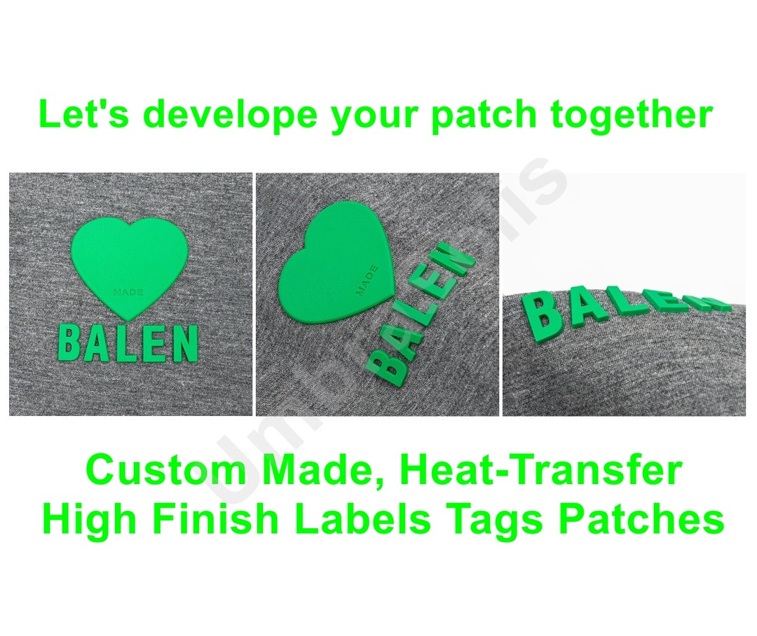 Custom Made Heattransfer Silicon Patches, Heatpress Patch, Patches