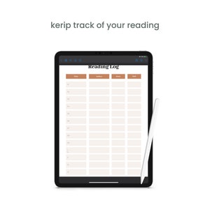 Digital reading journal