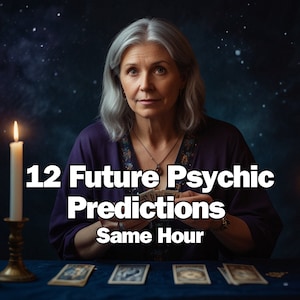 12 paranormale voorspellingen, 12 tarotkaarten lezen, toekomstig paranormaal lezen, waarzegster lezen, hetzelfde uur lezen, gedetailleerd toekomstig lezen