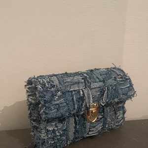 Bag with jeans material