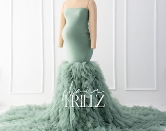 Fishtail Maternity Gown