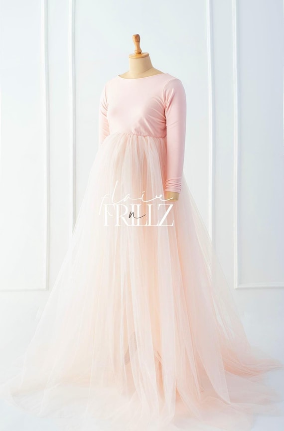 Elegant Maternity Gown