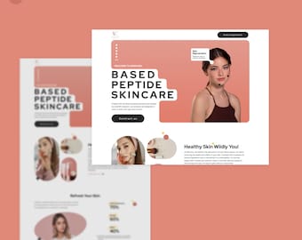 Skincare Elementor Landing Page: Beauty Clinic Website (Elementor Pro)