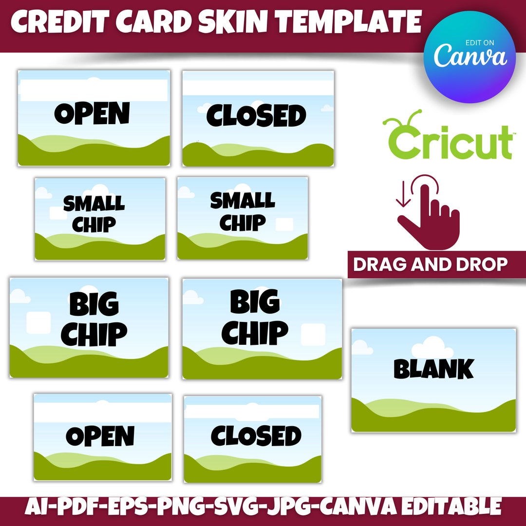 Editable Credit Card Template Credit Card Skin Template Debit Editable Credit Card Template Credit Card Skin Template Debit