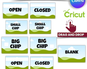 Edytowalny szablon skórki karty kredytowej: Canva, Cricut (do pobrania cyfrowego)