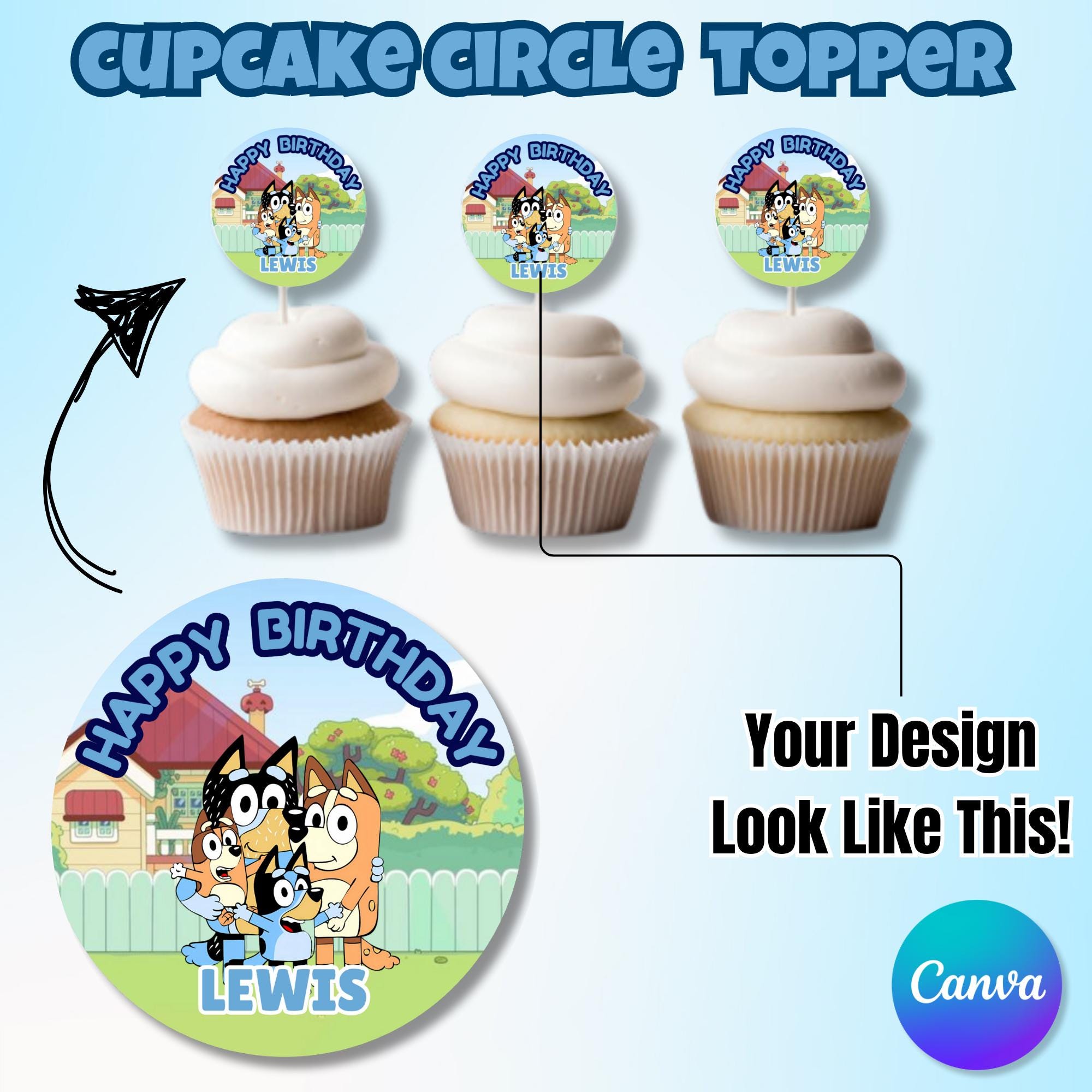 Blue Dog Birthday Party Bundle