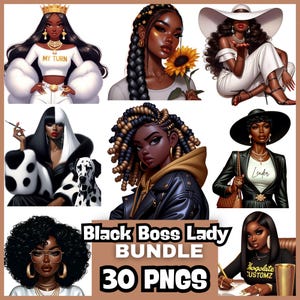 30 ブラック ボス レディ バンドル PNG、ブラック ガール ボス クリップアート、ブラック ウーマン クリップアート、ブラック ボス レディ、ブラック アフロ レディ PNG、ガール ボス バンドル PNG