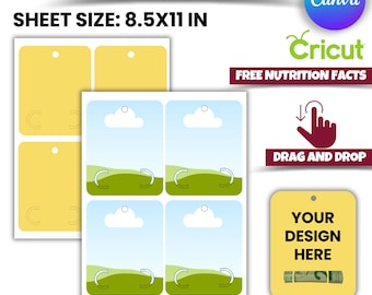 Money Gift Card Holder Template: Custom Canva Editable (Digital Files)