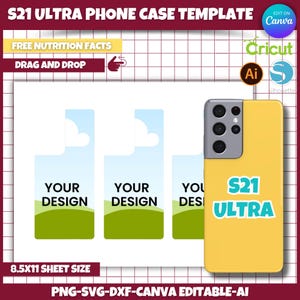 Samsung Galaxy Phone Case Templates note 21 Ultra Phone Case Template Canva Phone Case Sublimation Phone Case Samsung SVG Samsung Template