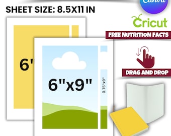 A5 Journal Template: Printable Canva, Cricut, Silhouette (Digital Download)