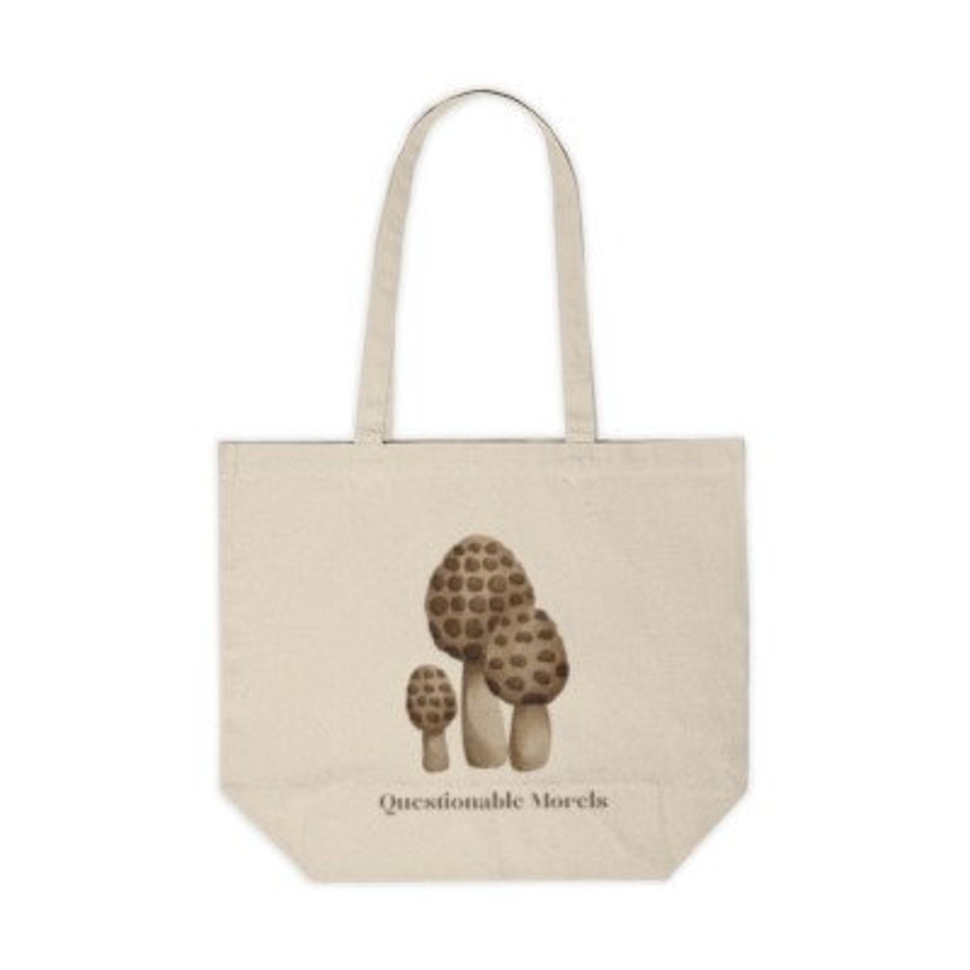 Questionable Morels Questionable Morels Canvas Shopping Tote - Etsy