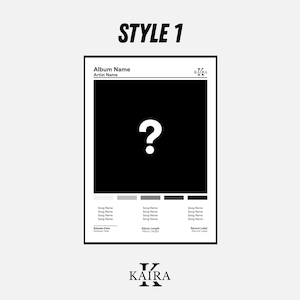 Set of 3 Custom Album Posters, Choose Your Music Art image 2