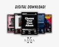 Choose Your Own Album Poster | Custom Album Poster Blurred Digital Poster | Favorite Album Artist Cover | Singer and Artist Song | Gift Idea