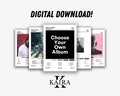 Choose Your Own Album Poster | Custom Album Poster White Digital Poster | Favorite Album Artist Cover | Singer and Artist Songs | Gift Idea