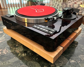 Handcrafted Audiophile Vibration Isolation Platform: Used to isolate Turntables / Record Players,  Amplifiers - "The TROUBADOUR"