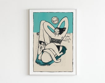 Summer - Art Print, Poster, Illustration