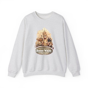 Vintage Cozy Disney Snow White Forest Animals Pullover Sweatshirt