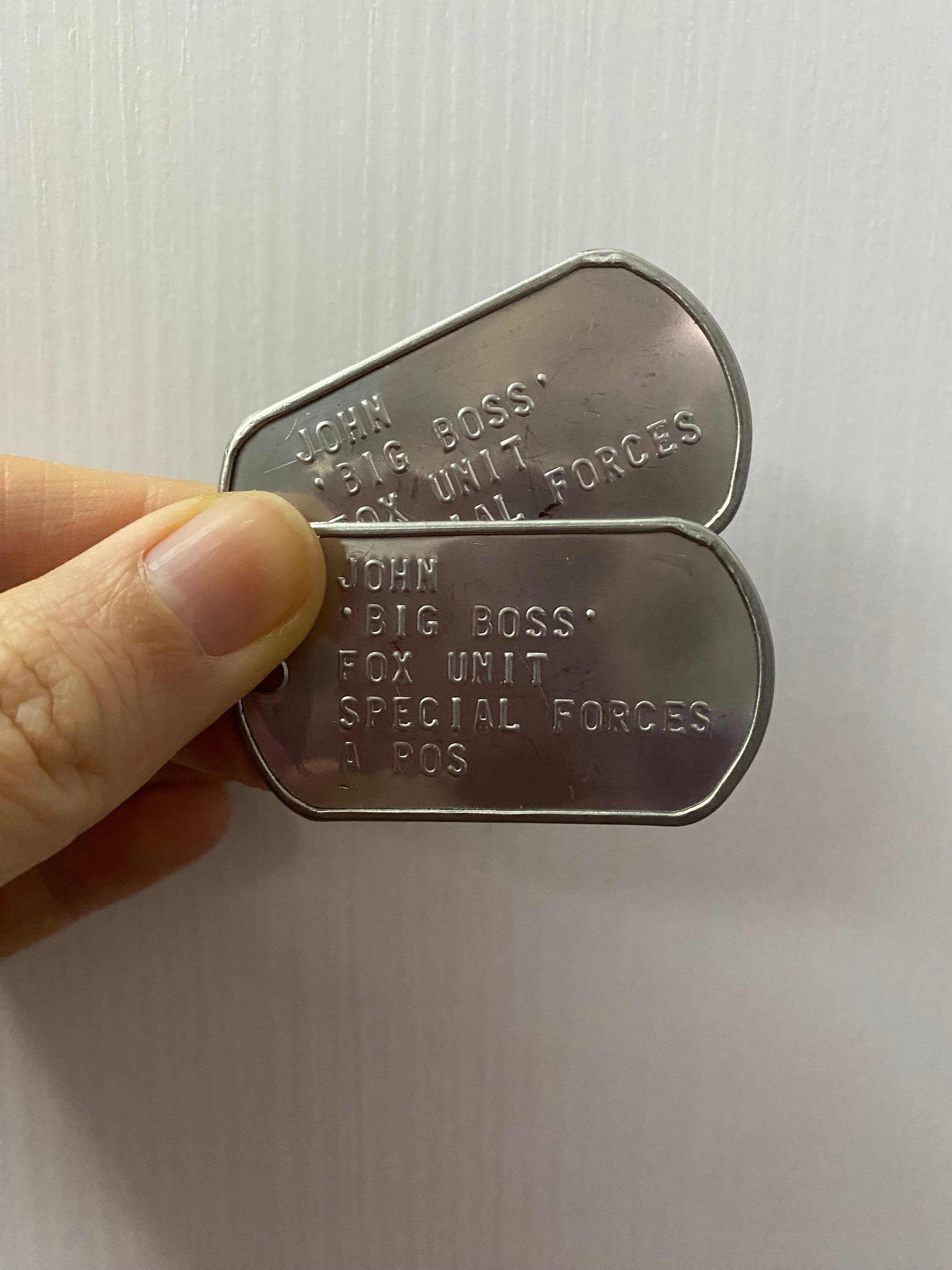 とっとこ南無太郎'53-54 US ARMY ドックタグ ビッグボス メタルギア アメリカ軍ドッグタグ コスプレ 米軍ドッグタグ
