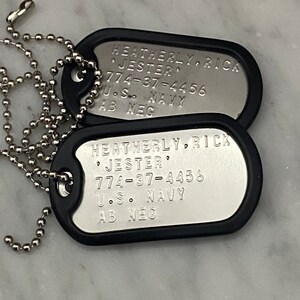 Maverick top dog tags