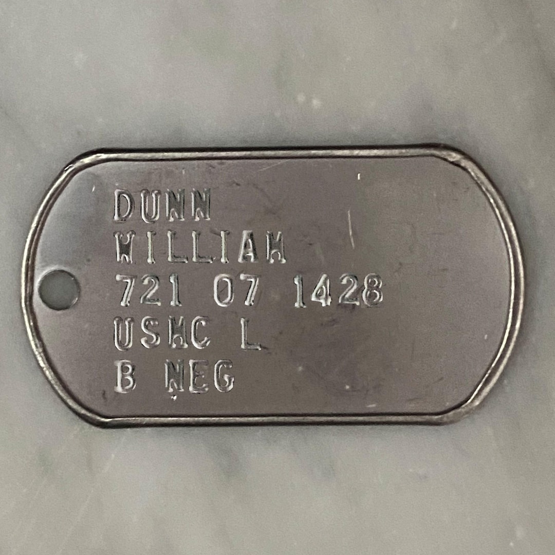 Battlefield - DUNN William American Military Dog Tags Cosplay US