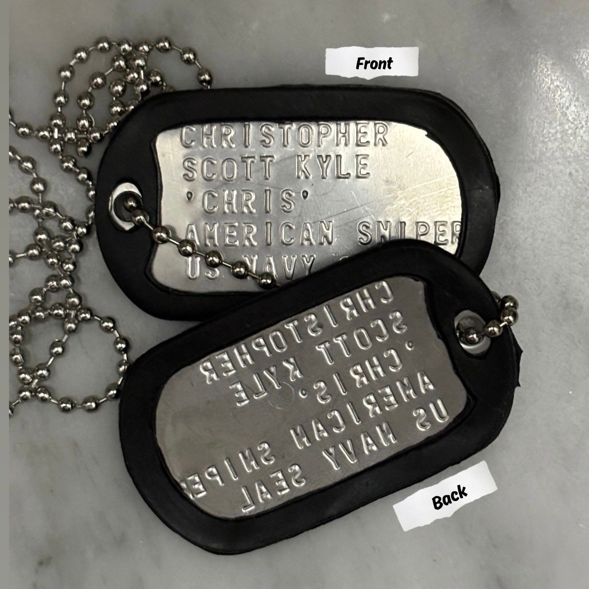 American Sniper Chris - American Military Dog Tags Cosplay