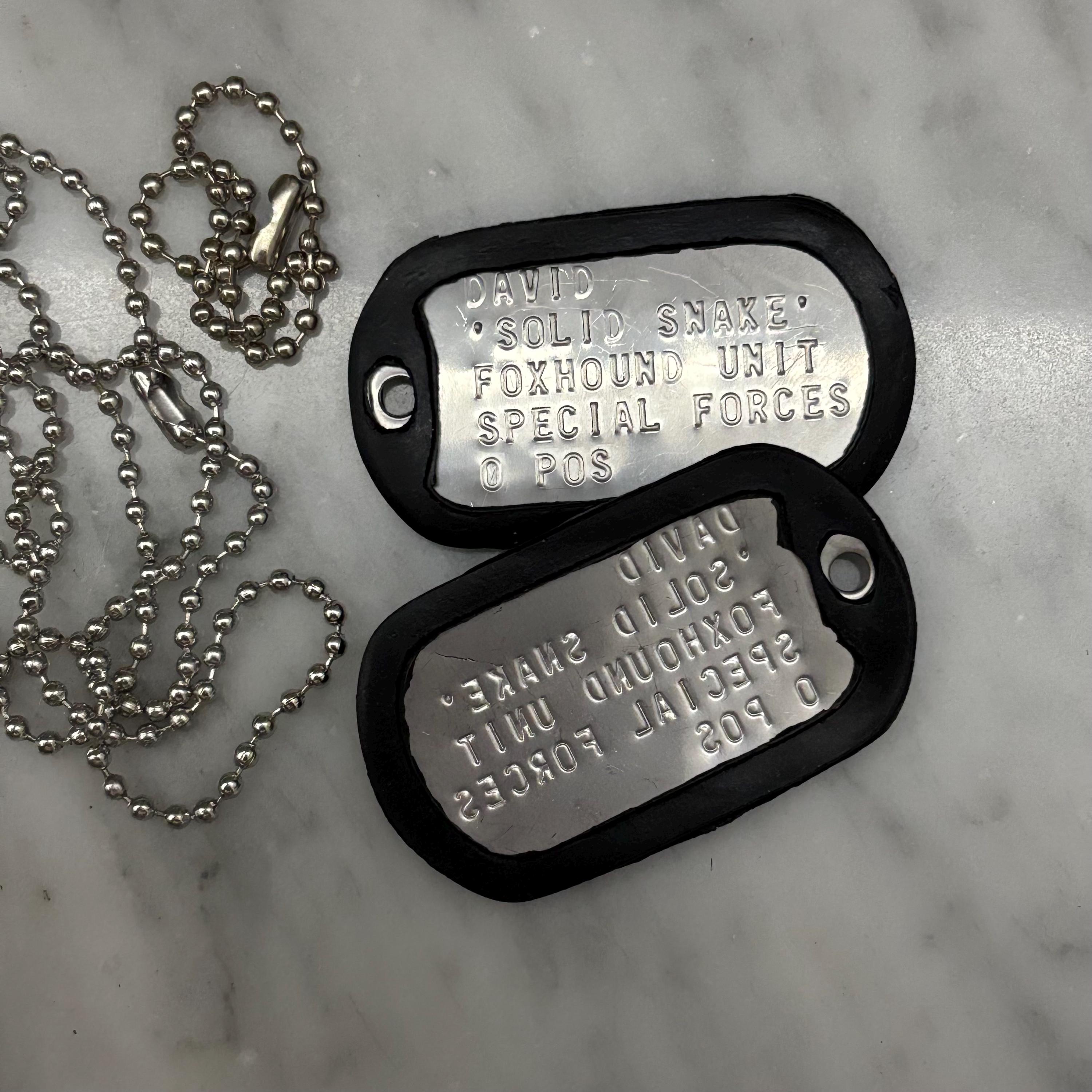 L GEAR SOLID 4 DOG TAG Complete Set 【公式通販】