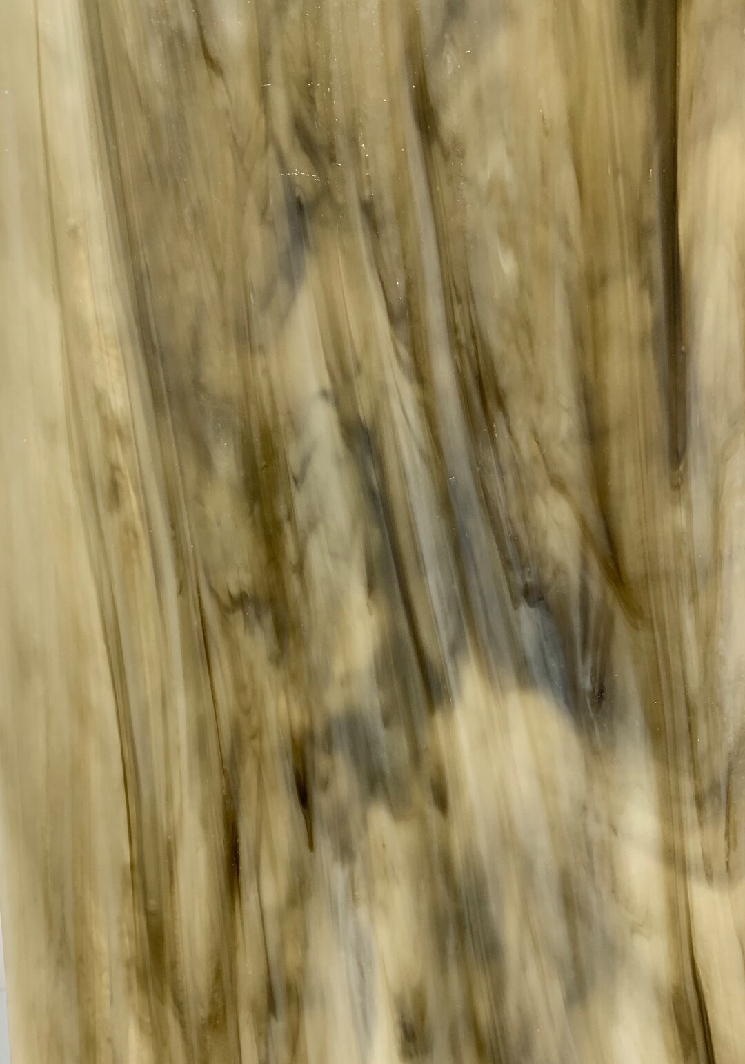 Light Grey Stained Glass Sheet Opalescent for Mosaic Sun Catchers 3mm