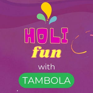 Breng de kleuren van holi naar je Tambola (House) Game!