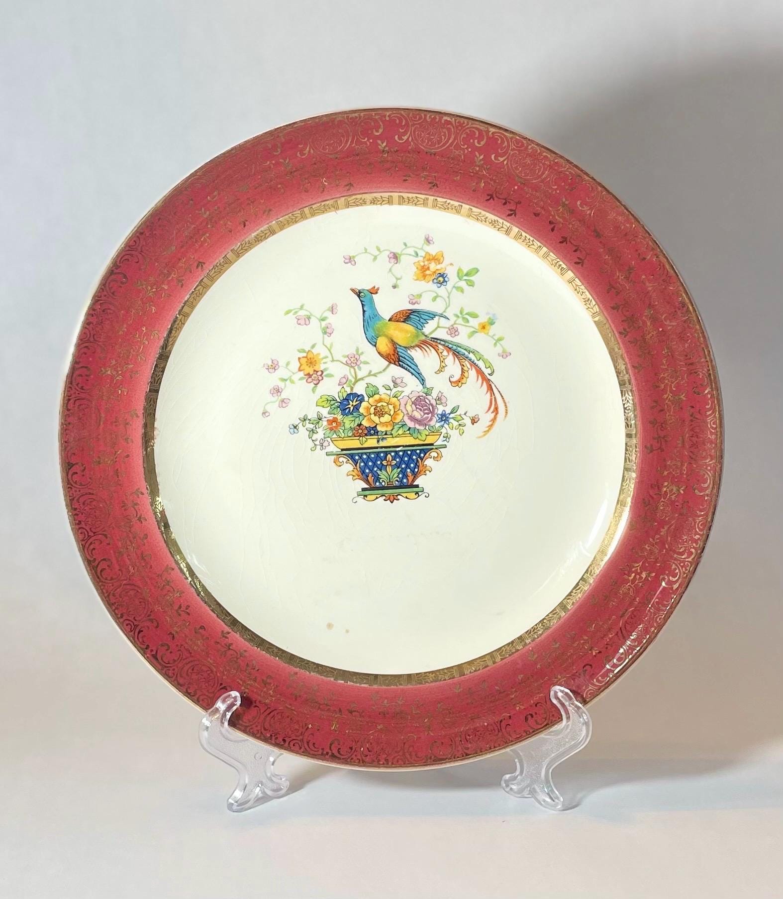 Vintage China With Bird of Paradise - Etsy