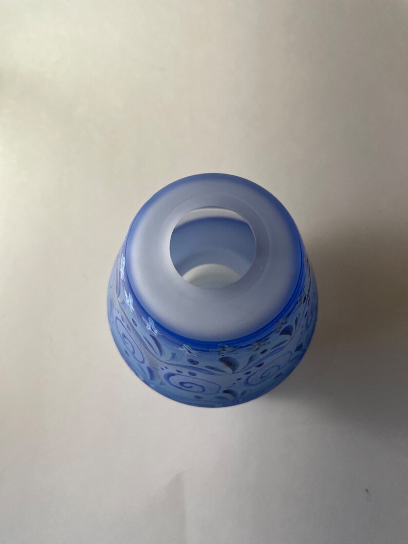 Blue Fairy Lamp, Candle Holder With Shade Etsy