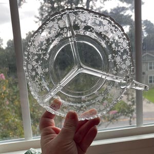 Cambridge Rose Point Plate - Etsy