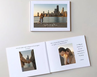 Picture Guest Book with Engagement Photos - Wedding Guest Book Alternative - Wedding Guest Book Photo - Guest Book Ideas