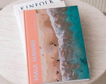 Custom Honeymoon Coffee Table Book | Thick Travel Photo Album | Personalized Photo Book in 9x11"