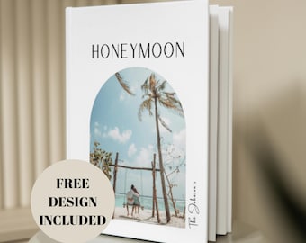 Custom Honeymoon Photo Album: A4 Keepsake with Free Design