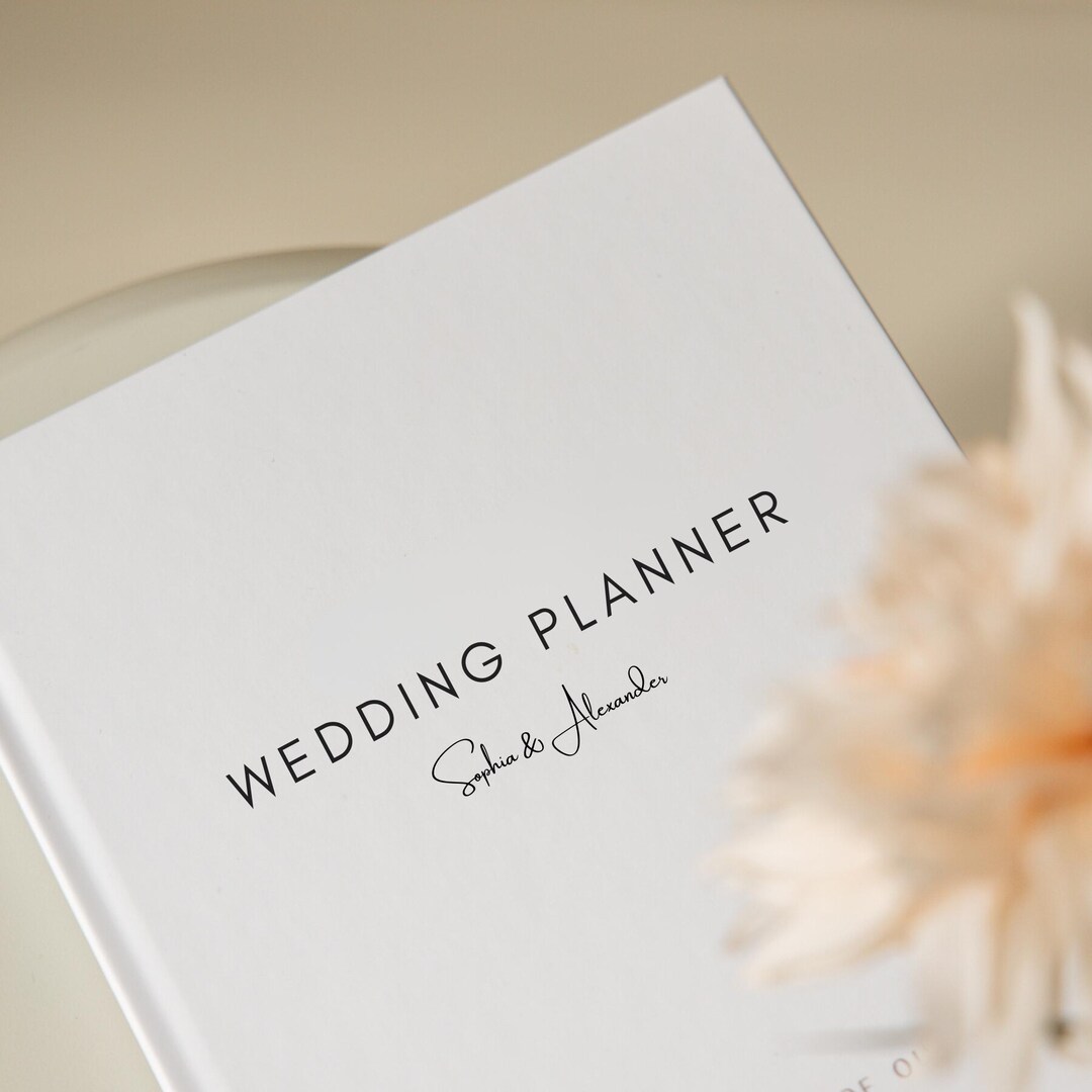Personalized Wedding Planner Book: Hardcover Bridal Journal, Engagement ...