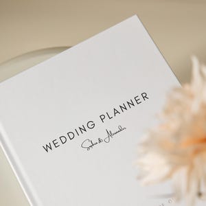 Personalized Wedding Planner Book: Hardcover Bridal Journal, Engagement Gift
